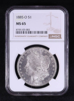 1885-O Morgan Silver $1 Dollar (NGC MS65) at PristineAuction.com