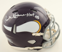 Paul Krause Signed Vikings Speed Mini Helmet Inscribed "HOF 98" (Schwartz) at PristineAuction.com