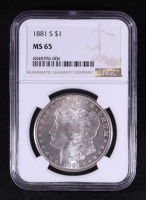1881-S Morgan Silver $1 Dollar (NGC MS65) at PristineAuction.com