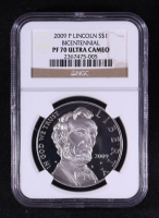 2009-P Lincoln Bicentennial Commemorative Silver $1 Dollar (NGC PF70 ULTRA CAMEO) at PristineAuction.com