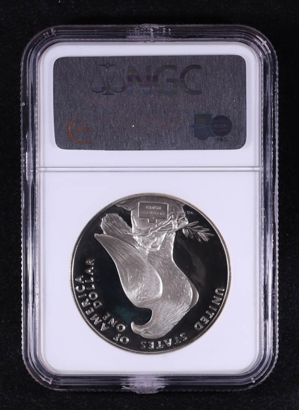 1984-S Los Angeles Olympics Commemorative Silver $1 Dollar (NGC PF69 ULTRA CAMEO) at PristineAuction.com 1984-S Los Angeles Olympics Commemorative Silver $1 Dollar (NGC PF69 ULTRA CAMEO) at PristineAuction.com
