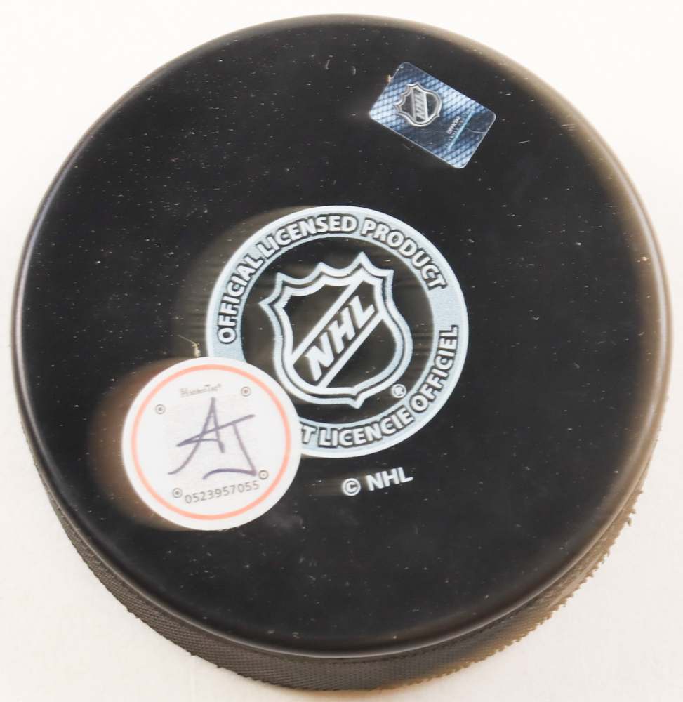Will Smith Signed Sharks Logo Hockey Puck (AJ's Sports) at PristineAuction.com Will Smith Signed Sharks Logo Hockey Puck (AJ's Sports) at PristineAuction.com
