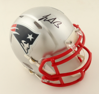 LeGarrette Blount Signed Patriots Speed Mini Helmet (Beckett) at PristineAuction.com