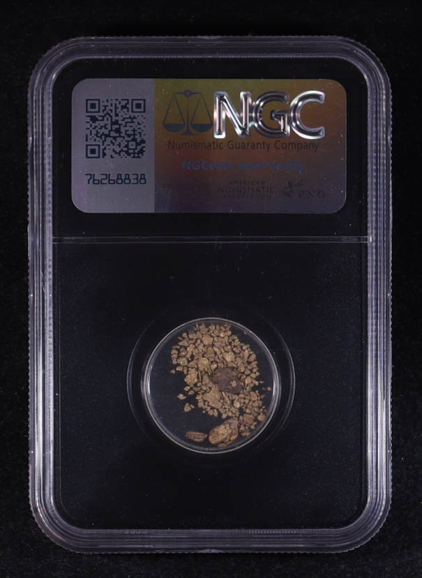 Gold Dust SS Central America 1.20g Shipwreck Recovered .880 Fine Gold (NGC) at PristineAuction.com Gold Dust SS Central America 1.20g Shipwreck Recovered .880 Fine Gold (NGC) at PristineAuction.com