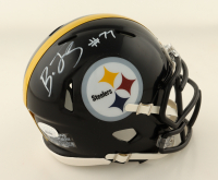 Broderick Jones Signed Steelers Speed Mini Helmet (JSA) at PristineAuction.com