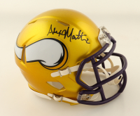 Alexander Mattison Signed Vikings Flash Alternate Speed Mini Helmet (PlayersInk) at PristineAuction.com