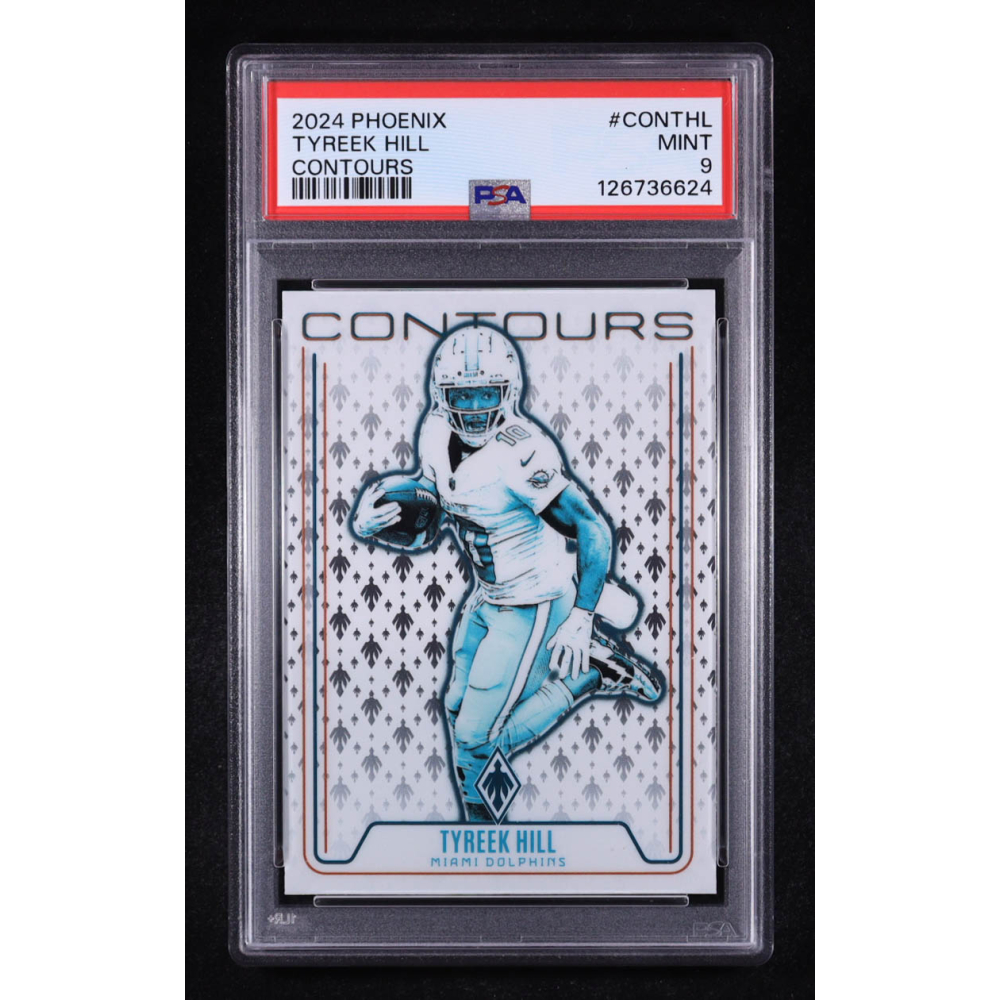 Tyreek Hill 2024 Panini Phoenix Contours #THL (PSA 9) at PristineAuction.com