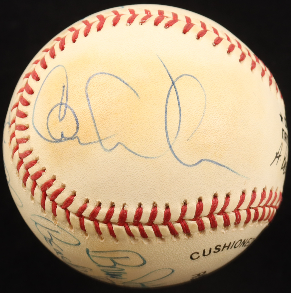 "The Beach Boys" ONL Baseball Signed & Inscribed By (6) with Al Jardine, Carl Wilson, Mike Love, Bruce Johnston (PSA) at PristineAuction.com "The Beach Boys" ONL Baseball Signed & Inscribed By (6) with Al Jardine, Carl Wilson, Mike Love, Bruce Johnston (PSA) at PristineAuction.com