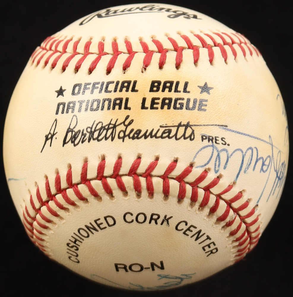 "The Beach Boys" ONL Baseball Signed & Inscribed By (6) with Al Jardine, Carl Wilson, Mike Love, Bruce Johnston (PSA) at PristineAuction.com "The Beach Boys" ONL Baseball Signed & Inscribed By (6) with Al Jardine, Carl Wilson, Mike Love, Bruce Johnston (PSA) at PristineAuction.com