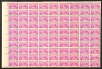 U.S. Postage 3&cent; "Constitution Sesquicentennial" Stamp - Issued September 17th 1937 - Full Original Uncut Sheet Of (50) Stamps at PristineAuction.com