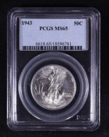 1943 Walking Liberty 50C Silver Half Dollar (PCGS MS65) at PristineAuction.com