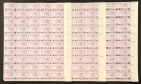 U.S. Postage 3&cent; "Arkansas Centennial" Stamp - Issued June 15th 1936 - Full Original Uncut Sheet Of (50) Stamps at PristineAuction.com