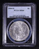 1904-O Morgan Silver $1 Dollar (PCGS MS64) at PristineAuction.com
