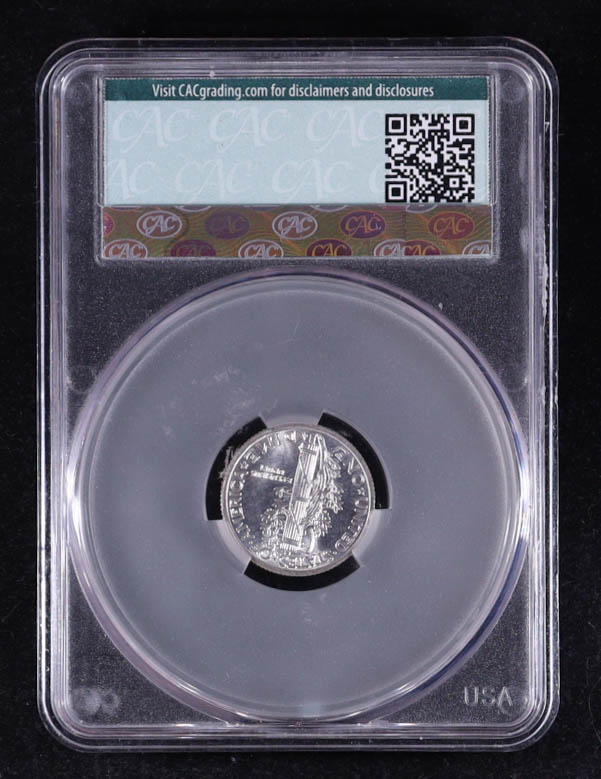 1941 Mercury 10C Silver Dime (CACG MS6) at PristineAuction.com 1941 Mercury 10C Silver Dime (CACG MS6) at PristineAuction.com