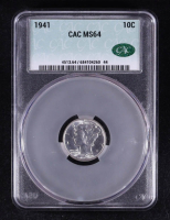 1941 Mercury 10C Silver Dime (CACG MS6) at PristineAuction.com