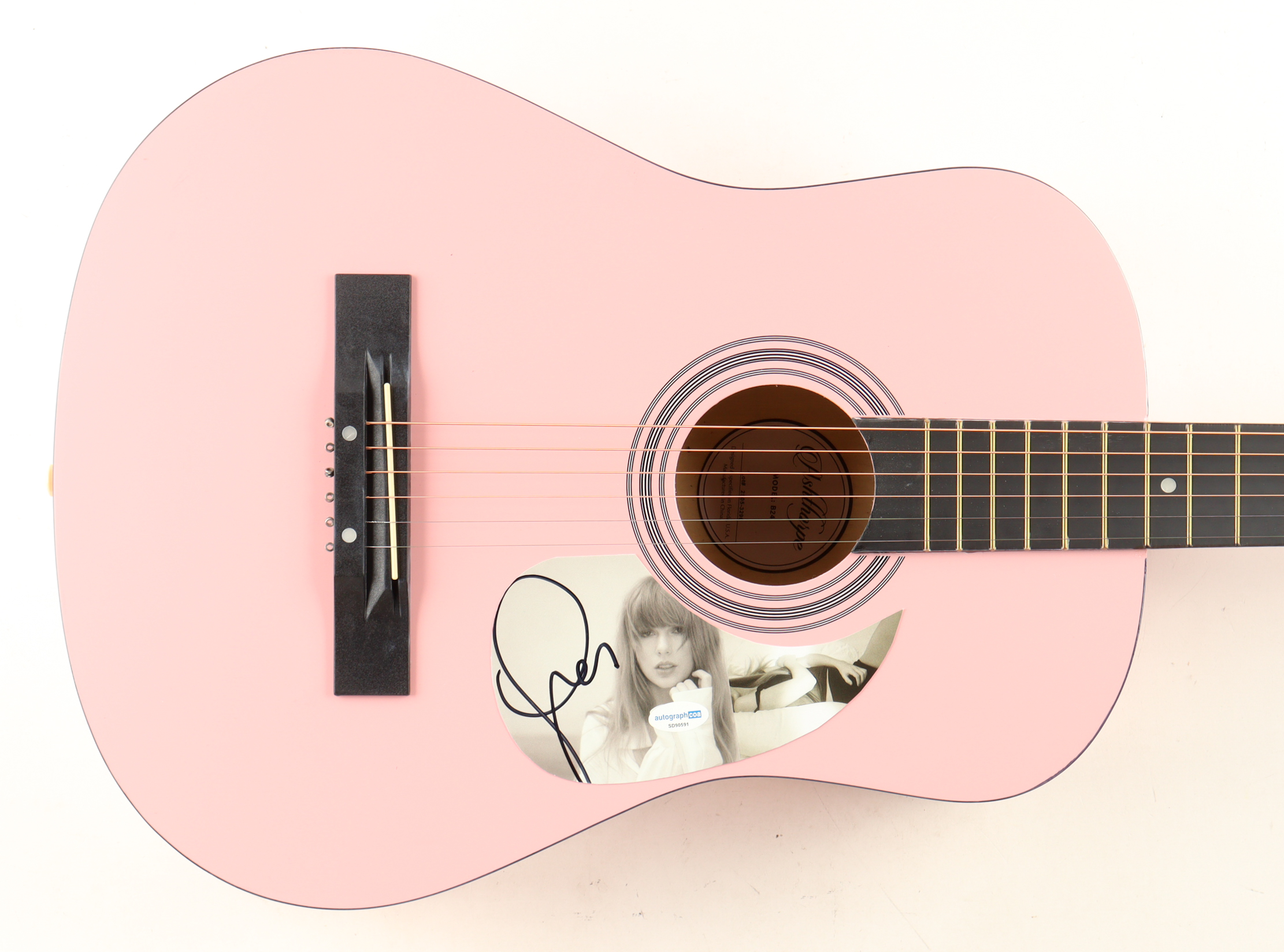 Taylor Swift Guitar with Signed Custom Insert Pickguard (ACOA) at PristineAuction.com Taylor Swift Guitar with Signed Custom Insert Pickguard (ACOA) at PristineAuction.com