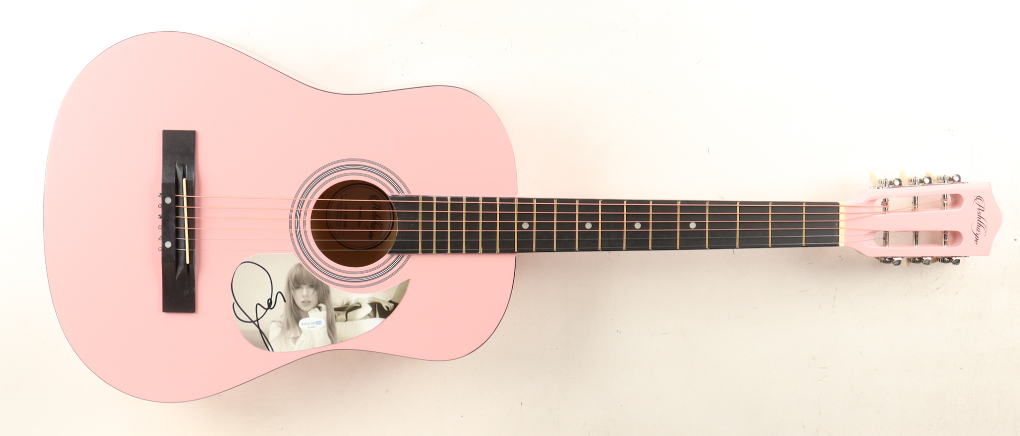 Taylor Swift Guitar with Signed Custom Insert Pickguard (ACOA) at PristineAuction.com Taylor Swift Guitar with Signed Custom Insert Pickguard (ACOA) at PristineAuction.com