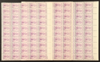 U.S. Postage 3¢ "Rhode Island Tercentenary" Stamp - Issued May 4th 1936 - Full Original Uncut Sheet Of (50) Stamps at PristineAuction.com