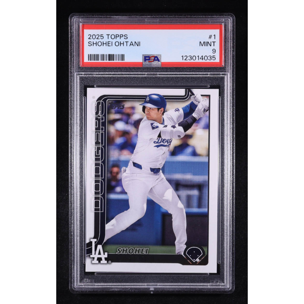 Shohei Ohtani 2025 Topps #1 (PSA 9) at PristineAuction.com