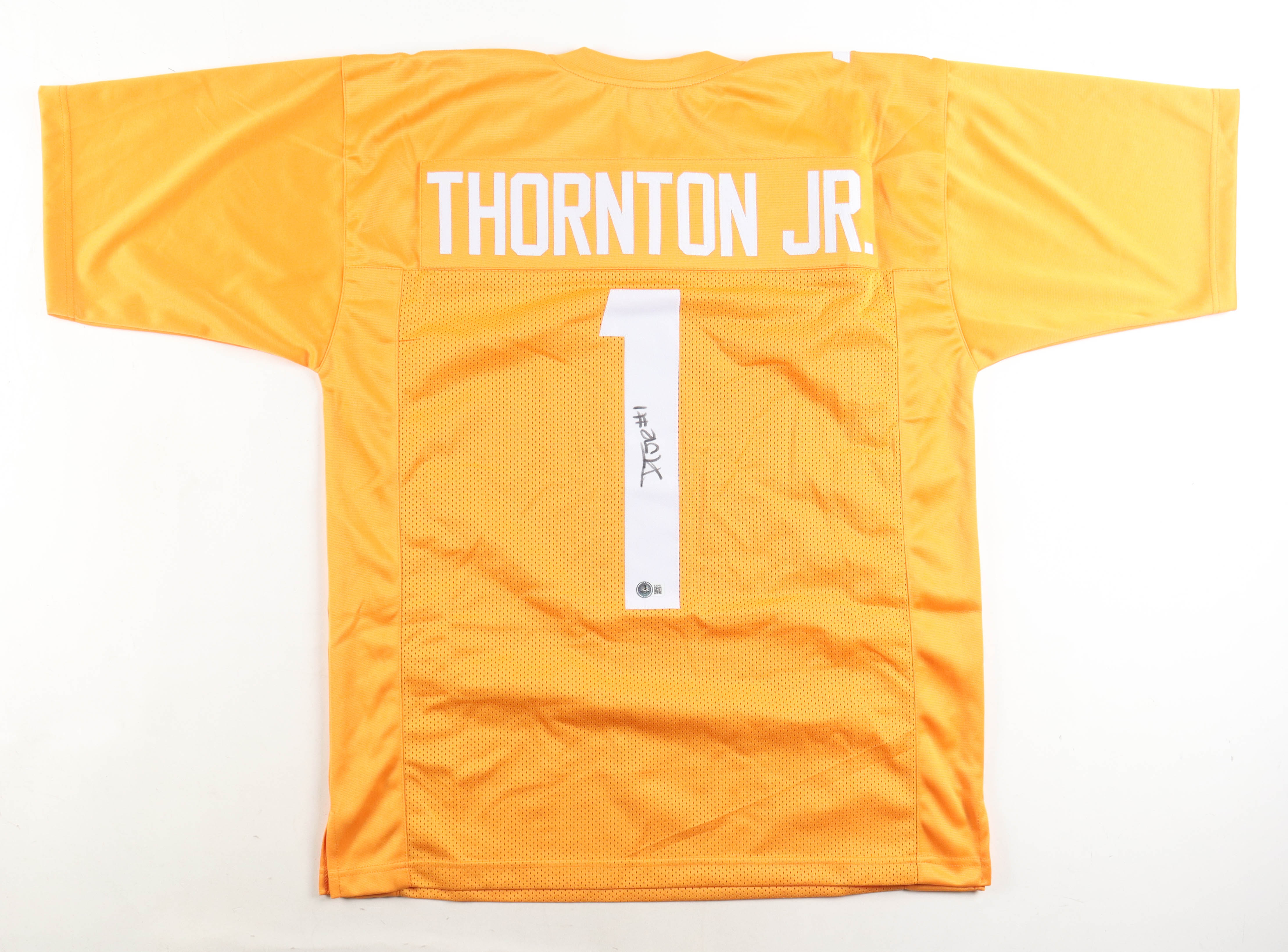 Dont'e Thornton Signed Jersey (Beckett) at PristineAuction.com Dont'e Thornton Signed Jersey (Beckett) at PristineAuction.com