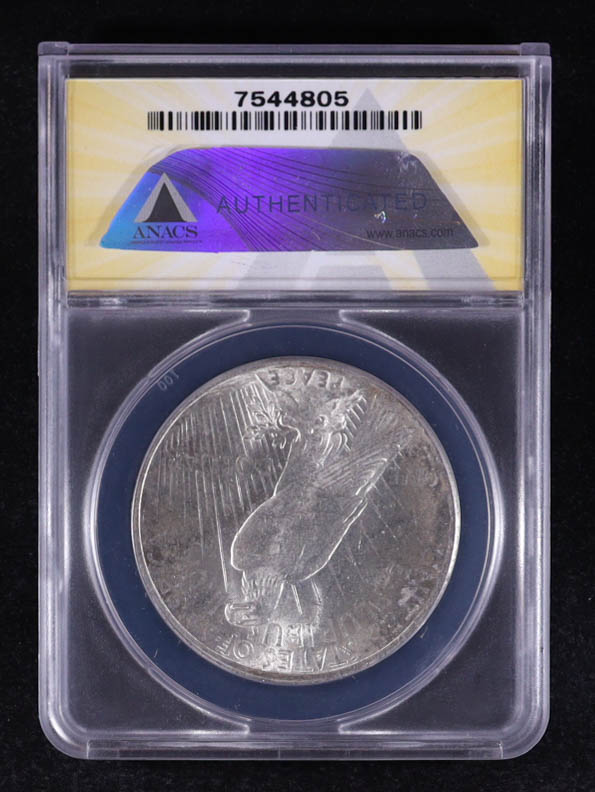 1922 Peace Silver $1 Dollar (ANACS AU58) at PristineAuction.com 1922 Peace Silver $1 Dollar (ANACS AU58) at PristineAuction.com