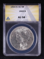 1922 Peace Silver $1 Dollar (ANACS AU58) at PristineAuction.com