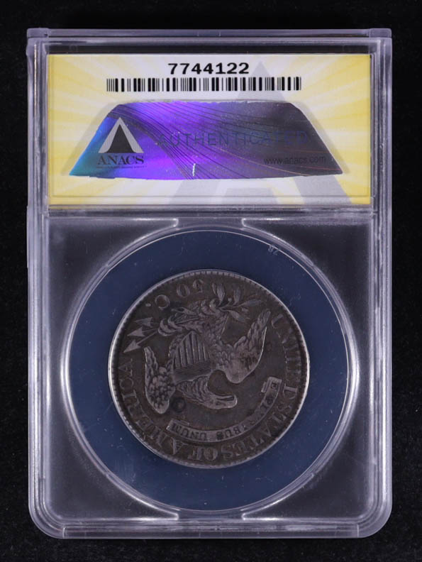 1824 Capped Bust 50C Silver Half Dollar, O-113 / R2 (ANACS VF35) at PristineAuction.com 1824 Capped Bust 50C Silver Half Dollar, O-113 / R2 (ANACS VF35) at PristineAuction.com