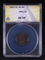 1901 Indian Head 1C Cent (ANACS AU50) at PristineAuction.com