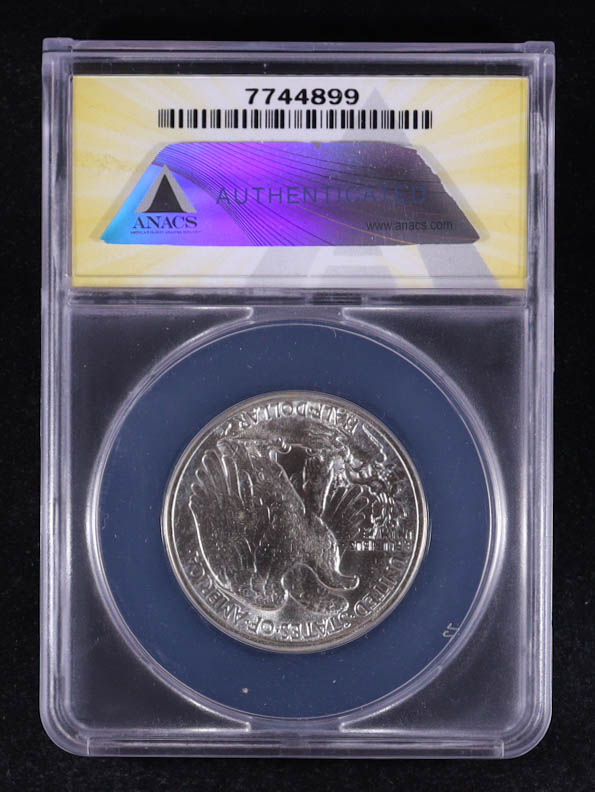 1941 Walking Liberty 50C Silver Half Dollar (ANACS AU58) at PristineAuction.com 1941 Walking Liberty 50C Silver Half Dollar (ANACS AU58) at PristineAuction.com
