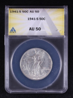 1941-S Walking Liberty 50C Silver Half Dollar (ANACS AU50) at PristineAuction.com