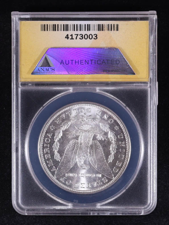 1880-S Morgan Silver $1 Dollar (ANACS MS64) at PristineAuction.com 1880-S Morgan Silver $1 Dollar (ANACS MS64) at PristineAuction.com
