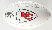 Travis Kelce Signed Chiefs Logo Football (Fanatics) at PristineAuction.com