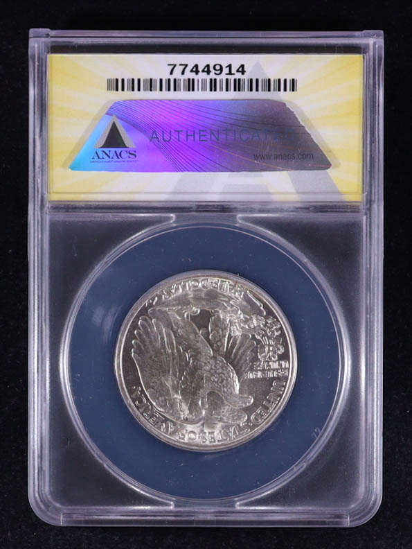1946 Walking Liberty 50C Silver Half Dollar (ANACS MS62) at PristineAuction.com 1946 Walking Liberty 50C Silver Half Dollar (ANACS MS62) at PristineAuction.com