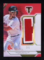 Mookie Betts 2018 Topps Triple Threads Unity Single Jumbo Relics Ruby #SJRMB2 #1/1 at PristineAuction.com