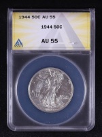 1944 Walking Liberty 50C Silver Half Dollar (ANACS AU55) at PristineAuction.com