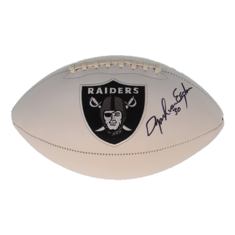 Mark van Eeghen Signed Raiders Logo Football (Beckett) at PristineAuction.com Mark van Eeghen Signed Raiders Logo Football (Beckett) at PristineAuction.com
