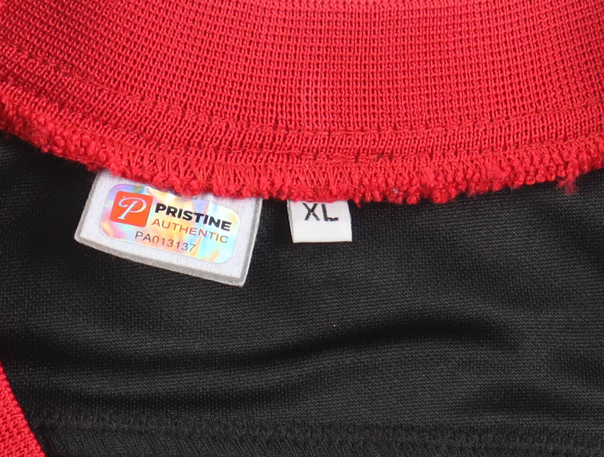 Kane Hodder Signed Jason Voorhees "Friday the 13th" Jersey Inscribed "Jason 7, 8, 9, X" (PA COA) at PristineAuction.com Kane Hodder Signed Jason Voorhees "Friday the 13th" Jersey Inscribed "Jason 7, 8, 9, X" (PA COA) at PristineAuction.com