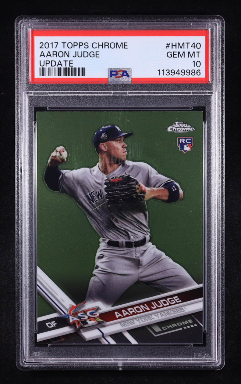 Aaron Judge 2017 Topps Chrome Update #HMT40 AS RC (PSA 10) at PristineAuction.com Aaron Judge 2017 Topps Chrome Update #HMT40 AS RC (PSA 10) at PristineAuction.com