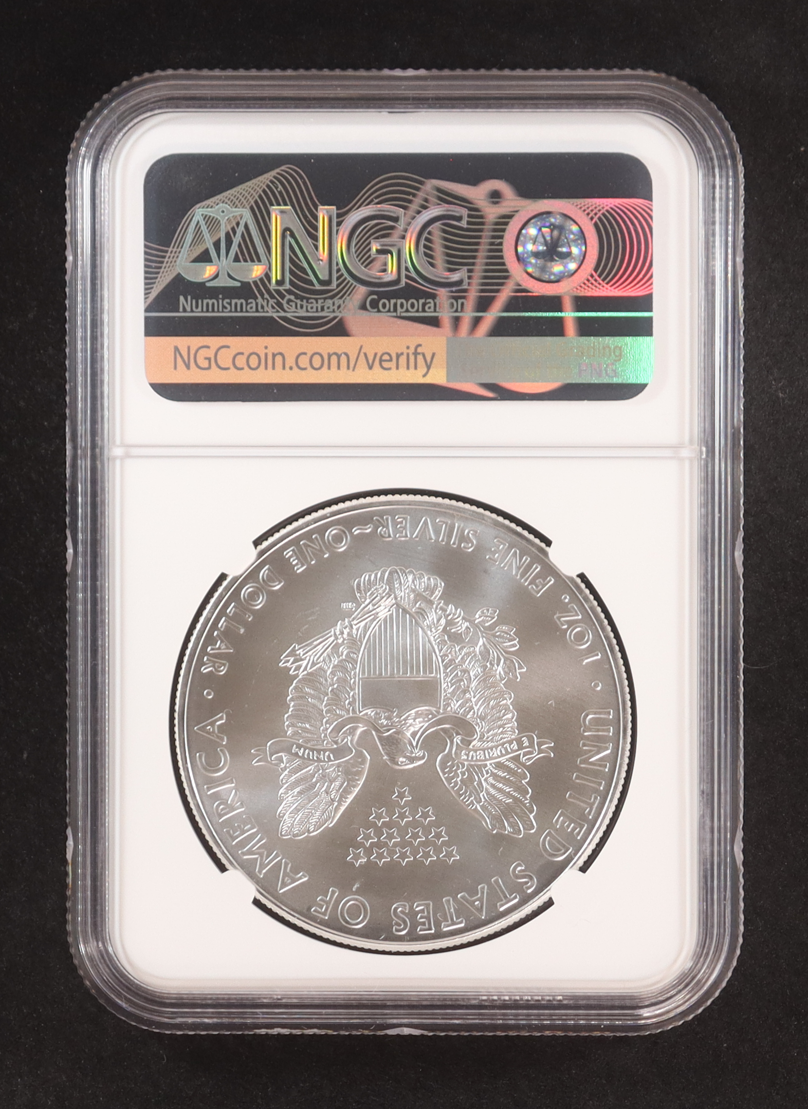 2020-(P) American Silver Eagle, Emergency Production - Struck at Philadelphia Mint (NGC MS69) at PristineAuction.com 2020-(P) American Silver Eagle, Emergency Production - Struck at Philadelphia Mint (NGC MS69) at PristineAuction.com