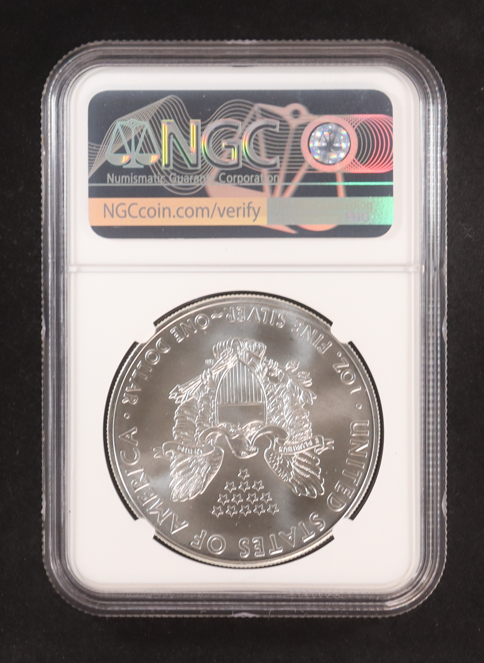 2020-(P) American Silver Eagle, Emergency Production - Struck at Philadelphia Mint (NGC MS69) at PristineAuction.com 2020-(P) American Silver Eagle, Emergency Production - Struck at Philadelphia Mint (NGC MS69) at PristineAuction.com