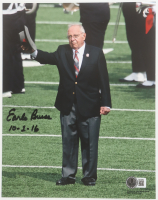 Earle Bruce Signed Ohio State Buckeyes 8x10 Photo Inscribed "10-1-16" (Beckett) at PristineAuction.com