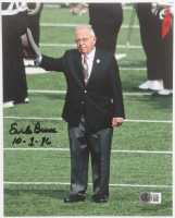 Earle Bruce Signed Ohio State Buckeyes 8x10 Photo Inscribed "10-1-16" (Beckett) at PristineAuction.com