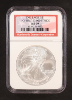 2006 American $1 Dollar Silver Eagle, First 50,000 Struck (NGC MS69) at PristineAuction.com