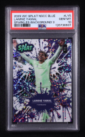 Lamine Yamal 2025 Wild Card Splat NSCC Blue Sparkles Background 3 #LY5 #1/10 (PSA 10) at PristineAuction.com