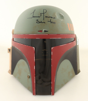 Temuera Morrison Signed "Star Wars" Black Series Boba Fett (Re-Armored) Helmet Inscribed "Boba Fett" (Celebrity Authentics) at PristineAuction.com