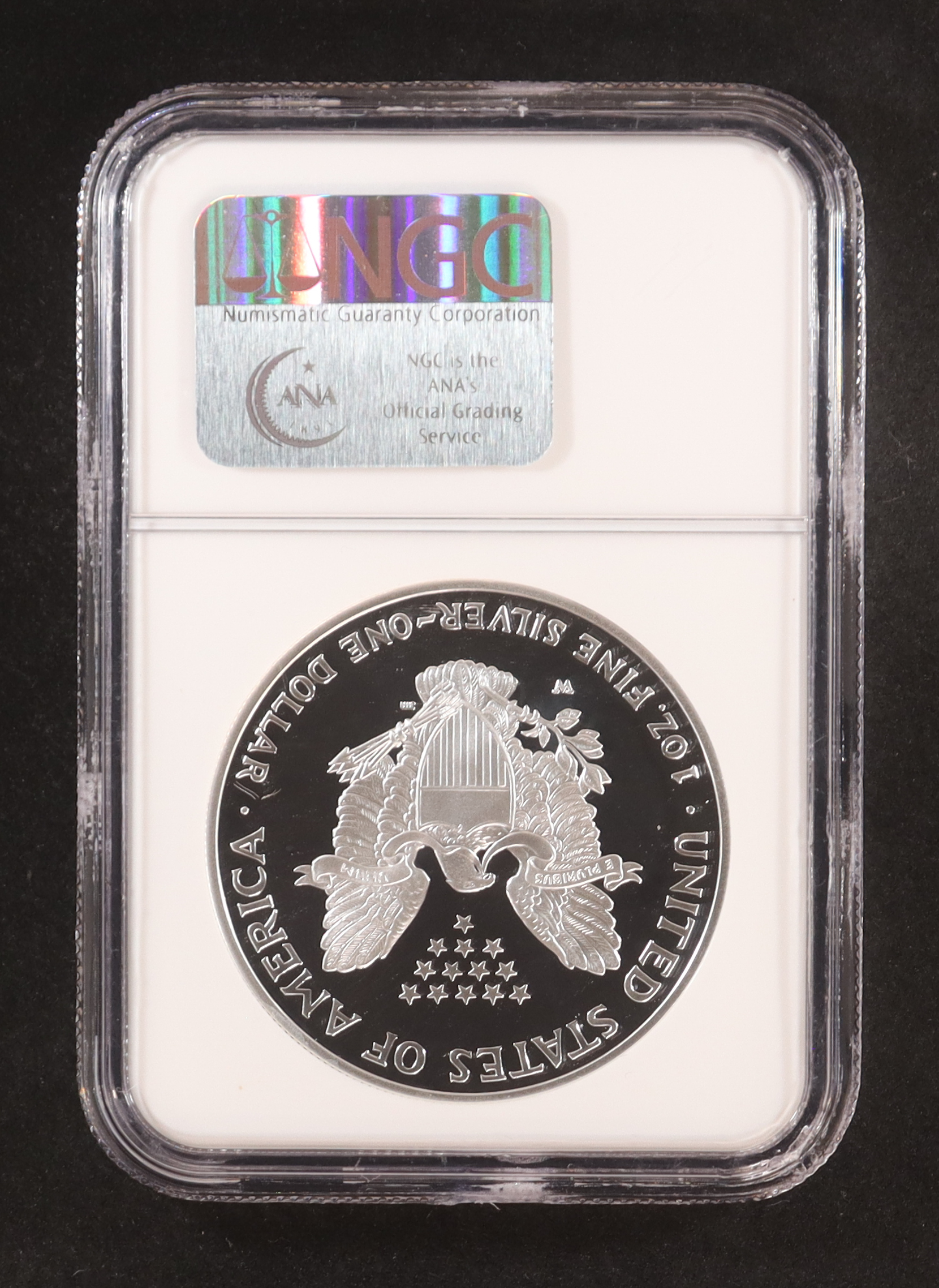 2003-(W) Proof American $1 Dollar Silver Eagle (NGC PF69 ULTRA CAMEO) at PristineAuction.com 2003-(W) Proof American $1 Dollar Silver Eagle (NGC PF69 ULTRA CAMEO) at PristineAuction.com
