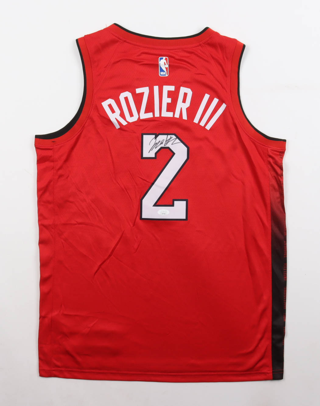 Terry Rozier Signed Heat Nike Authentic Jersey (JSA) at PristineAuction.com Terry Rozier Signed Heat Nike Authentic Jersey (JSA) at PristineAuction.com