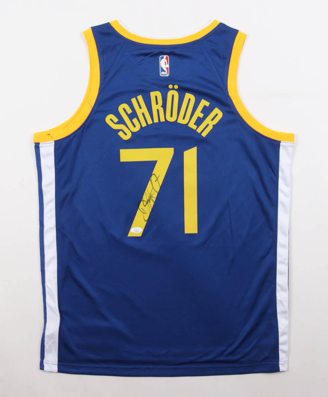 Dennis Schroder Signed Warriors Nike Authentic Jersey (JSA) at PristineAuction.com Dennis Schroder Signed Warriors Nike Authentic Jersey (JSA) at PristineAuction.com