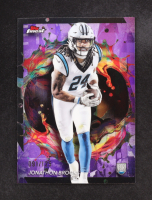 Jonathon Brooks 2024 Topps Finest Purple Refractors #284 RC #091/125 at PristineAuction.com