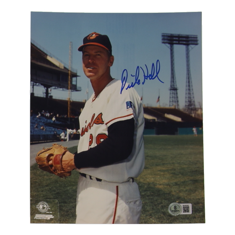 Dick Hall Signed Orioles 8x10 Photo (Beckett) at PristineAuction.com Dick Hall Signed Orioles 8x10 Photo (Beckett) at PristineAuction.com